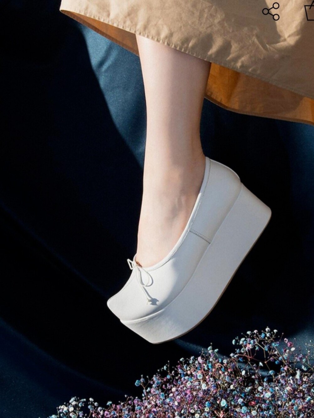 FLAT APARTMENT Wedges Leather